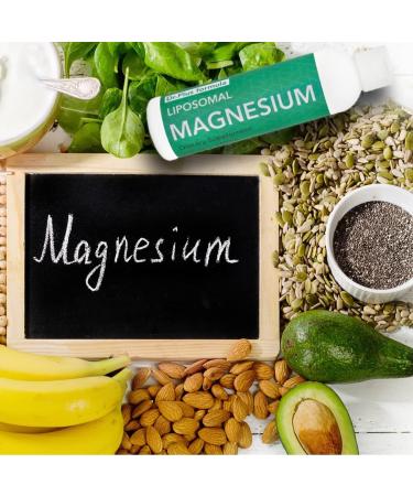 Liposomal Magnesium 200mg Liquid 6 fl oz - USA Made | Premium Quality - Buy Online on GoSupps.com