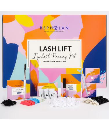 BEPHOLAN Lash Lift Kit,Upgraded Lash Lift,Professional Eyelash Perm Kit, Semi-Permanent Curling Perming,Safe&Easy to Use, Wave Lift Extension Perm Set Lash Lift (Bagged Cream)