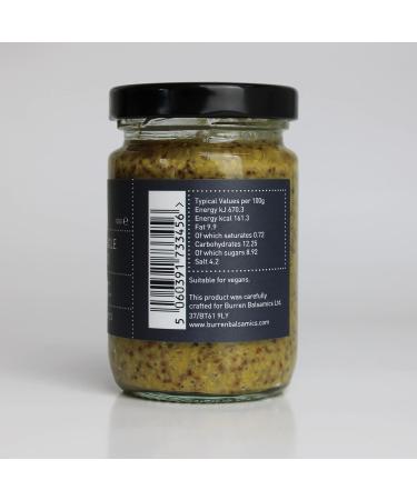 Burren Balsamics Stout & Treacle Mustard 100g | Bold & Tangy Flavor | Handcrafted in Ireland - Buy Online on GoSupps.com