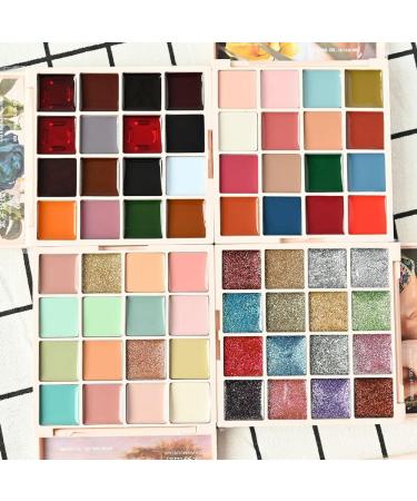 16 in 1 Solid Nail UV Gel Nail Art Soak Off Varnishes Palette Semi Permanent for Girls Design Glue Painting Palet kf34 - (Color: 5) - Buy Online on GoSupps.com