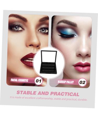 OHPHCALL 1pc 12 Empty Eye Shadow Pallet Empty Eye Shadow Case Makeup Palettes Loose Powder Organizer Black - Buy Online on GoSupps.com