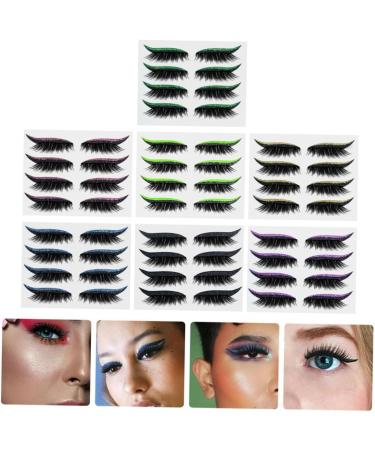 Balacoo 28 Pairs Glitter Eyeliner Stickers Eyelash Stickers Eye Line Strips Eyes Applique Strip 1 count (Pack of 1) As Shown 1 - Buy Online on GoSupps.com