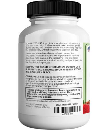 GREENVIFY DentamPro Max for Gums and Teeth Health & Fresh Breath - 40 Billion CFU Advanced Oral Probiotics for Mouth Bad Breath Capsule Supplement (1) - Buy Online on GoSupps.com