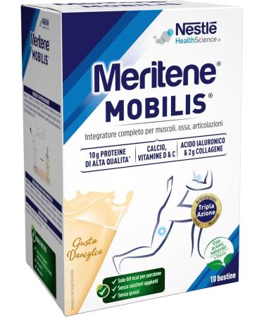MERITENE Mobilis Dietary Supplement Vanilla Flavor 10 Sachets - Buy Online on GoSupps.com