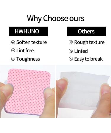 Lint-free nail wipes 200 non-woven pads gel cleaning wipes eyelash extension glue remover | Multi-purpose nail polish removal pads - Buy Online on GoSupps.com