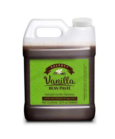 Gourmet Vanilla Bean Paste for Baking and Cooking - Gourmet Madagascar Bourbon Blend made with Real Vanilla Seeds - 32 Ounces 2 Pound (Pack of 1) - Buy Online on GoSupps.com