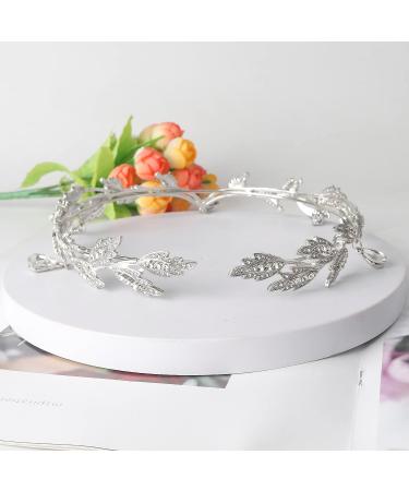 Crystal Rhinestone Wedding Tiara Crown for Brides - Goddess Elf Princess Fairy Headband for Women & Girls - Buy Online on GoSupps.com
