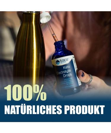 Trace Minerals Keto Electrolyte Drops | Full Spectrum Electrolytes | Gluten-Free Vegan | 24 Portions (118 ml) | Avoid Dehydration & Muscle Cramps - Buy Online on GoSupps.com