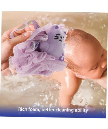 Buy Healeved 2pcs Cartoon Bath Ball Scrubber - Kids Loofah Body Wash Sponge for Fun & Clean Bathing - Buy Online on GoSupps.com
