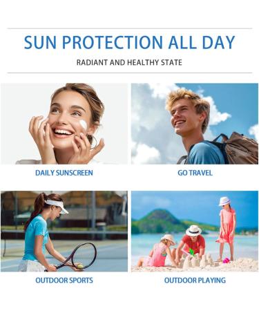 50ml Centella Sunscreen Centella Asiatica Sunscreen Korean Sunscreen SPF 50 Face SPF 50 Face Moisturiser Water-Fit Sun Serum Sunscreen UV Defense for All Skin Centella Face Sun Cream for Refreshing - Buy Online on GoSupps.com