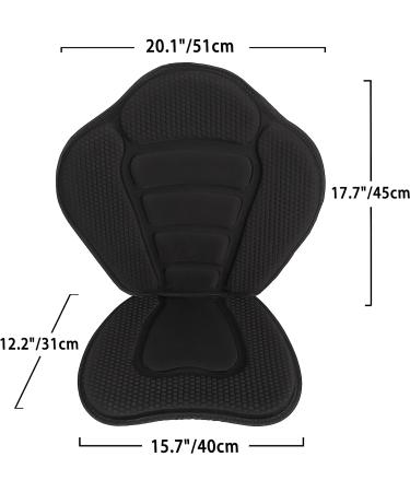 Luxurious Padded Kayak Seat | Adjustable & Comfortable Boat Seat with Back Support - Buy Online on GoSupps.com