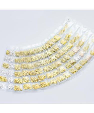 FEIlei 3D Nail Charms Heart Nail Art Studs Nail Jewelry for DIY Crafts Nail Art Decor - Buy Online on GoSupps.com