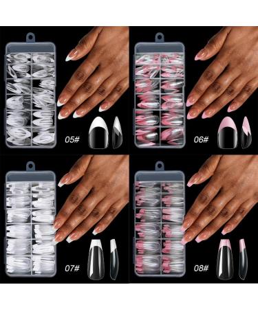 AJTUTUS Fashionable Tips Press on False s Art for Manicure Artists Different Sizes - Buy Online on GoSupps.com