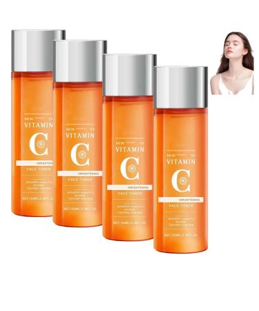 Lot de 5 toniques la vitamine C s rum hydratant pour le visage cr me anti- ge r parateur pour la peau tonique nettoyant en profondeur claircissant pour les taches (4PCS)