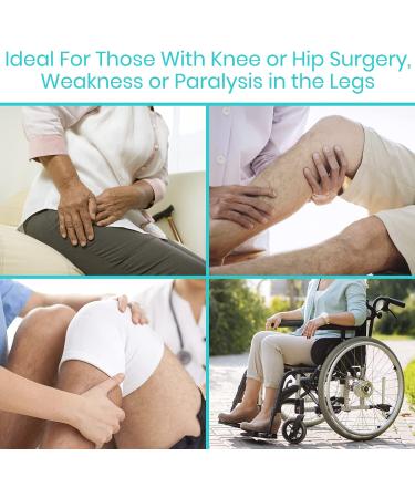 Vive Thigh Lifter Strap - Pull Up Assistance Band for Leg Movement - Transfer Device for Limited Mobility - Knee Recovery Aid for Elderly, Seniors, and Disabled - Buy Online on GoSupps.com