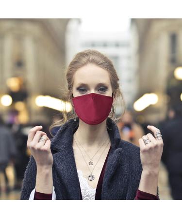6 Pack Washable Cloth Face Masks with Nose Wire and Filter Pocket - Reusable Cotton - Adjustable for Women and Men - QL Sport - Buy Online on GoSupps.com