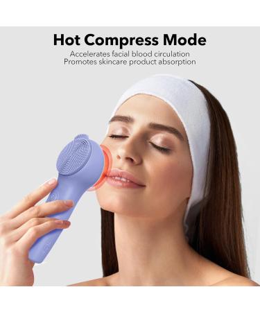 Alyfini Silicone Electric Facial Cleansing Brush - Waterproof Face Wash Scrubber & Blackhead Remover for Acne Exfoliating & Deep Cleansing - International Shipping Available - Buy Online on GoSupps.com