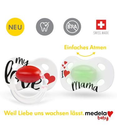 Medela Baby Day & Night Pacifier Set Ideal for Newborns 0-6 Months 2 Pacifiers for Ultimate Comfort & Soothing - Buy Online on GoSupps.com