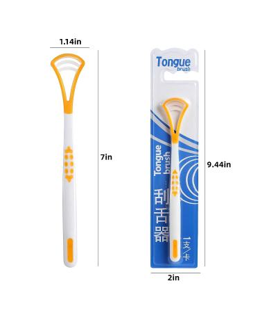 6-Piece Tongue Scraper Set for Adults and Kids - Tongue Cleaner Kit - Buy Online on GoSupps.com