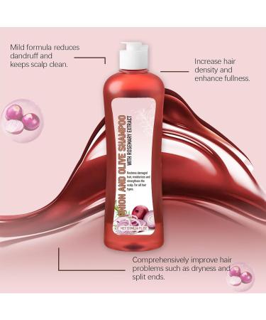  Nbhuiakl Onion Shampoo and Conditioner - 120ml - Moisturizing and Repairing Shampoo Kit for Dry Brittle Oily and Neutral Hair - Buy Online on GoSupps.com