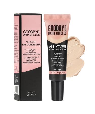 Under the eye patch full coverage concealer | Lightweight and waterproof eye concealer 12G color correcting for eyes long-lasting liquid foundation