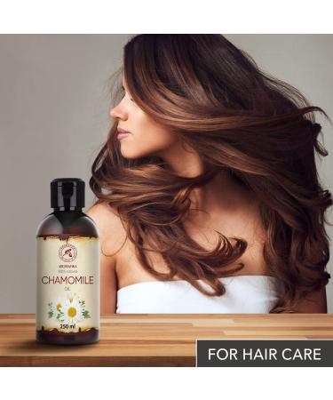 Chamomile Oil 250ml - Natural Hair & Skin Care Essential - Pure Chamomile Oil for Body & Hair Benefits - Buy Online on GoSupps.com