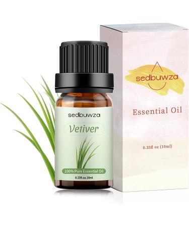 Sedbuwza Vetiver Essential Oil - 100% Pure Organic Aromatherapy Gift Oil for Diffuser, Humidifier, Soap, Candle, Perfume - Buy Online on GoSupps.com