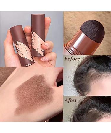 Hair Powder - Root Touch Up Stick - Hairline Shading Powder - Instantly Cover up Grey Root Thicken Full Coverage - Waterproof Longlasting Natural Colour - Modify Shadow Looking Temporary Conceal BROWN - Buy Online on GoSupps.com
