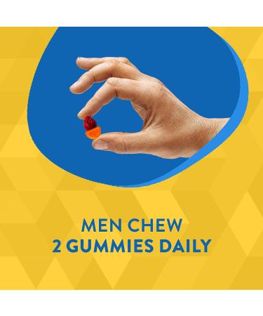 Alive! Men's Gummy Multi-Vitamin Supplement - 60 Gummies with Orchard Fruits/Garden Veggies Blend - Buy Online on GoSupps.com