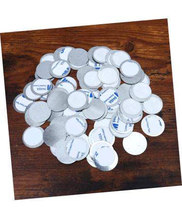 FOMIYES 100pcs Metal Stickers Metal Eyeshadow Pads Eyeshadow Case Pad Makeup Palette Round Metal Rod - Buy Online on GoSupps.com