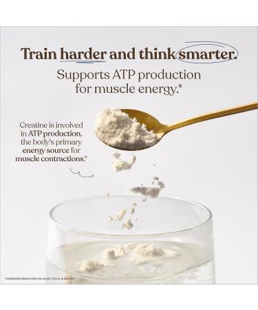 Creatine Monohydrate Powder | 100% Pure Micronised Creatine Monohydrate | Easily Dissolves | Unflavoured | Vegan | Lab-Tested | 60 Servings | Free Soul - Buy Online on GoSupps.com