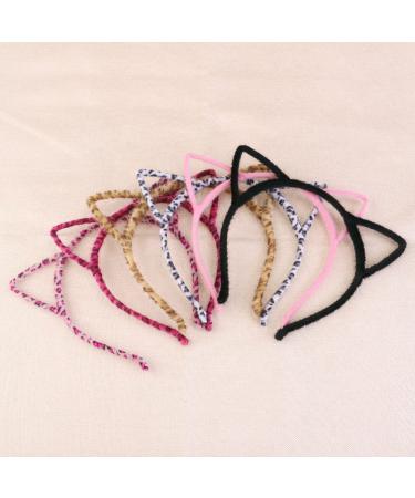 Frcolor Cat Ear Headband - 6 Random Colors for Parties & Daily Wear | Cute Hair Accessories - Buy Online on GoSupps.com