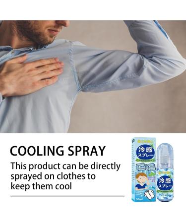 Cooling Mist Spray Skin Summer Spray Peppermint Cooling Mist Cool Spray Hydrating Cool Spray Bottle for summer Hot Flash Relief Spray(50g) - Buy Online on GoSupps.com