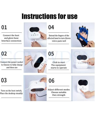 Buy Rehabilitation Robot Gloves for Stroke Recovery - Finger Trainer for Hemiplegia Exercise for Adults & Children - M Lefthand - Buy Online on GoSupps.com