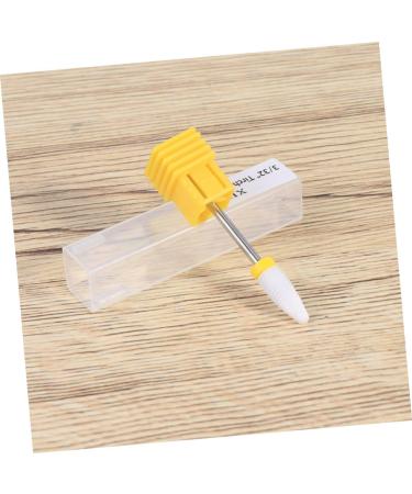 FRCOLOR Gel Removal Ceramic Drill Bit Nail File Bits Nail Polish Grinding Bit Nail Bit Fine Coarse Drill Bit Nail Grinding Head Nails Drill Bits Manicure Drill Bits Polisher Nail Supplies medium Yellow - Buy Online on GoSupps.com