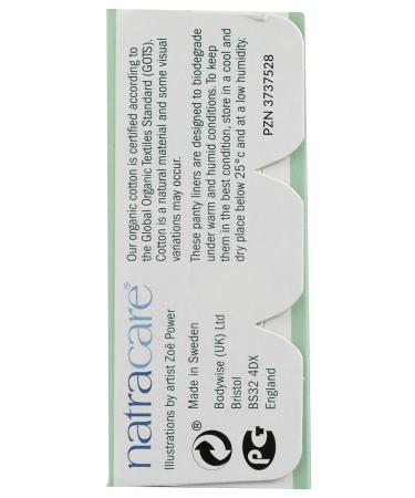 Natracare Ultra Thin Organic Cotton Panty Liner - 22 Count - Buy Online on GoSupps.com