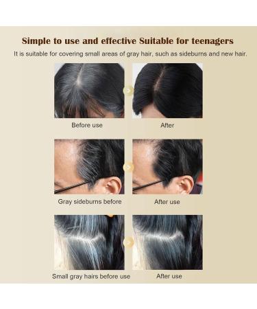 Hair Color Stick Instant Hair Mask Pen 20 g hair color stick with integrated instant camouflage of white hair waterproof and sweatproof Black Brown - Buy Online on GoSupps.com