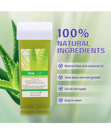 Pinkiou Roll on Wax Kit - Hair Removal Depilatory Roller with Cartridge Honey Wax Strip Machine for Arm, Leg, Bikini - Waxing Warmer for Smooth Skin - Buy Online on GoSupps.com