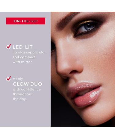 Mirabella Glow Duo Gift Set - LED Lip Gloss & Hyaluronic Powder | Talc-Free Paraben & Gluten Free | International Shipping - Buy Online on GoSupps.com