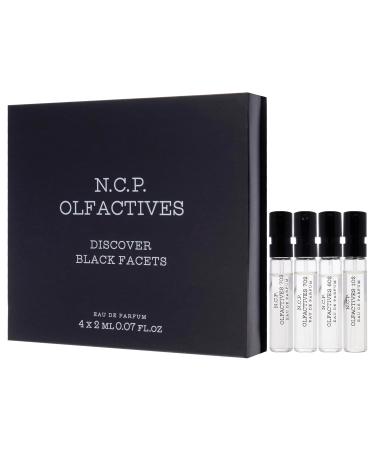 N.C.P. Discover Black Facets Kit - Unisex Perfumes for Women and Men - Citrus Woody Oriental Notes - Fragrance Gifts for Women and Men - 4 x 0.07 oz - Buy Online on GoSupps.com