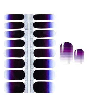 SILPECWEE Gradient Nail Polish Strips - 5 Sheets Self Adhesive Stickers & 1pc Nail File - Buy Online on GoSupps.com
