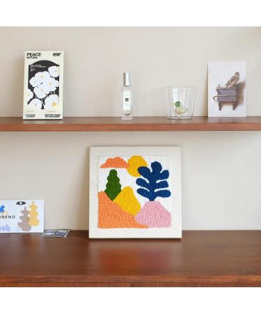 HAND U JOURNEY Landscape Punch Needle Kit/Rug Yarn Hooking Beginner Kit 9.4''x9.4'' - Adjustable Punch Pen for Kids & Adults - Craft Gift - Buy Online on GoSupps.com