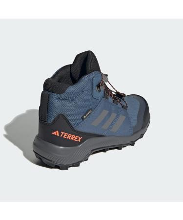 Adidas Unisex Baby Terrex Mid Gore-Tex Hiking Sneakers 27 EU - Wonder Steel Grey/Impact Orange | Shop Internationally Today! - Buy Online on GoSupps.com
