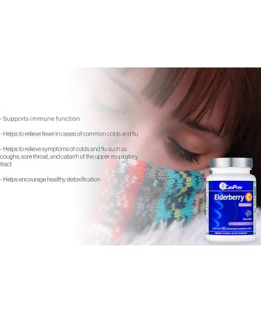 CanPrev Elderberry C | Berry Burst | 120 Chewable Tablets - Buy Online on GoSupps.com