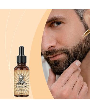 Beard Oil - 30ml Non-Sticky Moisturizing Conditioner | Care and Styling Solution for a Smooth Beard | For Dad Grandad Husband Beard Lovers Family Friends Adults - Buy Online on GoSupps.com