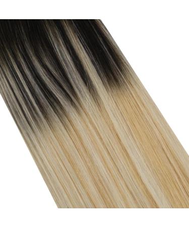 Moresoo 14 U Tip Hair Extensions - Real Hair Keratin Bonding Balayage Brown to Caramel Blonde #2/27/613 40g/50 Strands - Buy Online on GoSupps.com