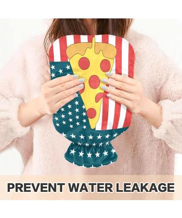 USA Flag Naanle Hot Water Bottle with Cover | 1L Heat Therapy for Pain Relief - Perfect for Bed Hand & Foot Relief - Buy Online on GoSupps.com