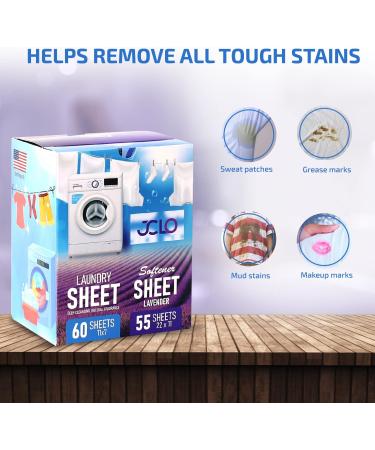 Eco-Friendly Laundry Detergent Sheets - 55 Fresh Linen Scent Hypoallergenic & Biodegradable for Home Travel & Camping - 60 Loads Plastic Free - Buy Online on GoSupps.com
