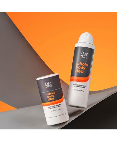 Dove Men+Care Whole Body Deo Aluminum-Free Deodorant Stick Shea Butter + Cedar from Pits Privates to Feet with Vitamin E 2.6 oz - Buy Online on GoSupps.com