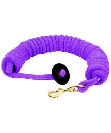 Weaver Rounded Cotton Lunge Line - Size:3/4"x25 Color:Purple Jazz
